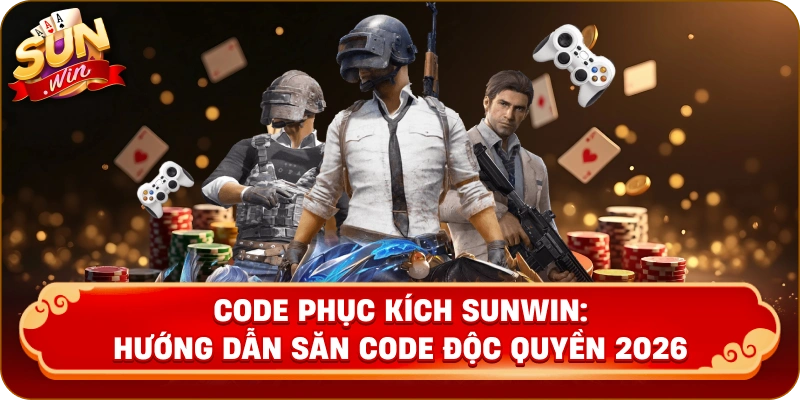 Ảnh minh họa giao diện nhập code phục kích trong hệ thống Sunwin